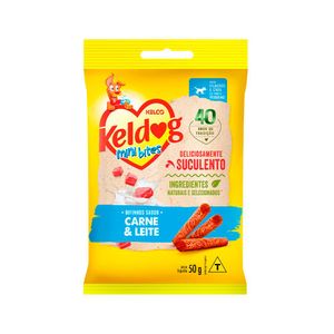 Petisco Keldog Bifinho Para Cães Mini Carne e Leite 50g