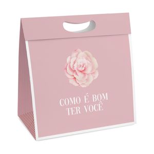 Sacola Presente Cromus Camélia Pequena