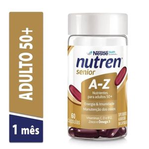 Suplemento Alimentar Nutren Senior AZ Nutrientes Adulto 60 Cápsulas