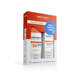 Kit Helioderm Protetor Solar Suncare FPS50 200ml + Protetor Solar Facial FPS50 50g