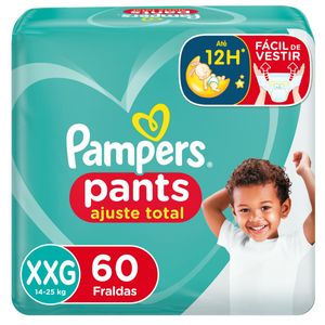 Fralda Pampers Pants Ajuste Total XXG 60 Unidades