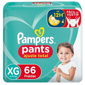 Fralda Pampers Pants Ajuste Total XG 66 Unidades