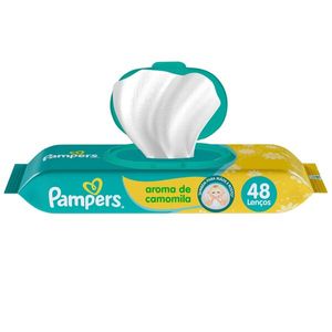 Lenços Umedecidos Pampers Camomila Suave 48 Unidades