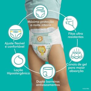 Fralda Pampers Confort Sec P 72 Unidades