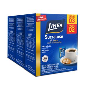 Adoçante Linea 50 Unidades Leve 3 Pague 2 Sucralose