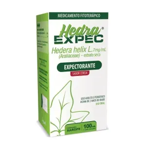 Xarope Expec Hedra 100ml Sem Açúcar