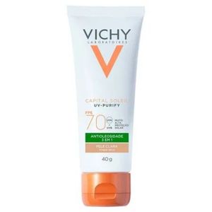 Vichy Capital Soleil Purify FPS70 Cor Clara 40g