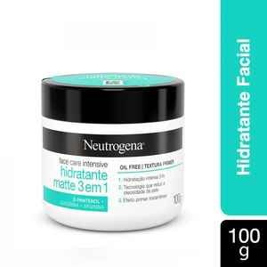 Hidratante Facial Neutrogena Face Care Intensive Matte 3 em 1 100g