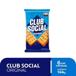 Clube Social Original com 6 unidades 144g