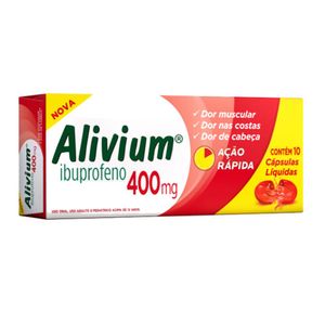 Alivium 400mg 10 Cápsulas Moles