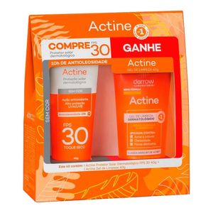 Kit Actine Protetor Facial FPS30 40g + Actine Gel 40g Darrow