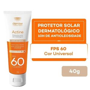 Protetor Solar Actine Color FPS60 40g Darrow