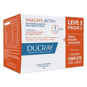 Anacaps Activ + 90 Cápsulas Ducray