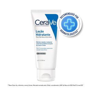 Loção Hidratante Cerave 200ml Pele Seca a Extra Seca