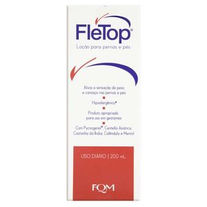 Loção Fletop 200ml Pernas e Pés