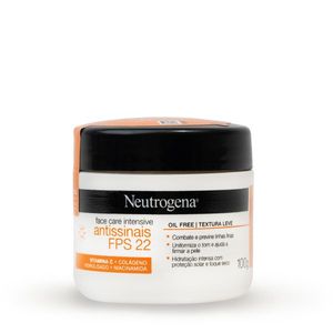 Hidratante Facial Neutrogena Face Care Intensive Antissinais FPS22 100g