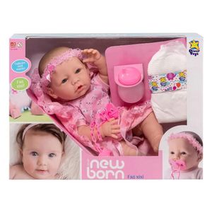 Boneca Faz Xixi New Born  8046