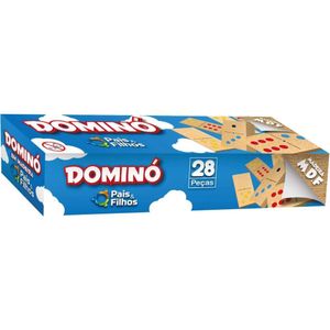 Jogo Domino Em Madeira Pais E Filhos