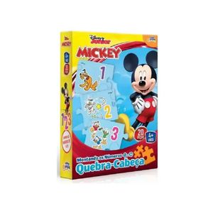 Quebra-Cabeça Mickey Montando Números 8020