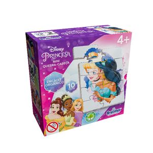 Mini Quebra-Cabeça Disney Princesa Madeira Gala IBB