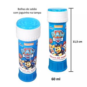 Bolha De Sabão 60ml Patrulha Canina Gala IBB