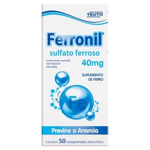 Ferronil 40mg 50 Comprimidos