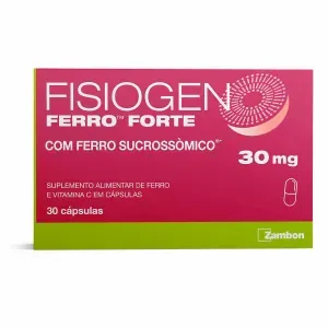 Fisiogen Ferro Forte 30mg 30 Cápsulas Zambon