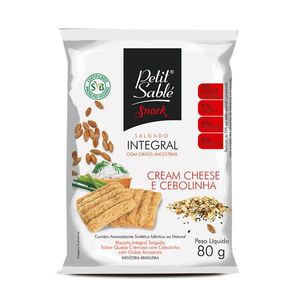 Biscoito Petit Sable 80g Integral Salgado