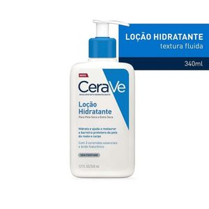 Loção Hidratante Corporal Cerave 340ml Pele Seca e Extra Seca