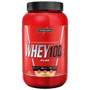 Whey 100% Pure Integralmédica Baunilha 900g