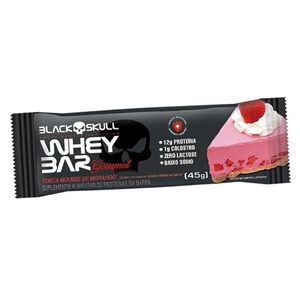 Whey Bar Black Skull Morango e Chocolate 45g