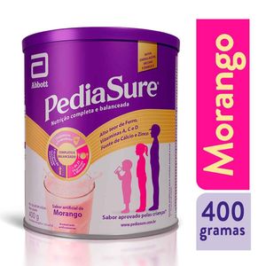 Suplemento Alimentar Infantil PediaSure Abbott Morango 400g