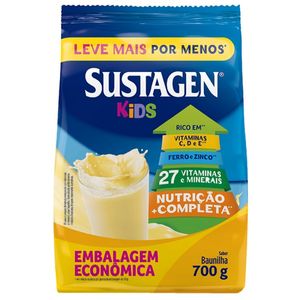 Complemento Alimentar Infantil Sustagen Kids Sachê Baunilha 700g