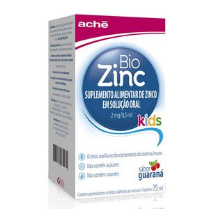 BioZinc Kids Guaraná 2mg/0,5ml Solução Oral 75ml