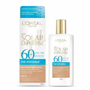 Protetor L’Oréal Facial Expertise Fluído 3 0 Com Cor FPS60 40 G