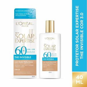 Protetor L’Oréal Facial Expertise Fluído 3 0 Com Cor FPS60 40 G