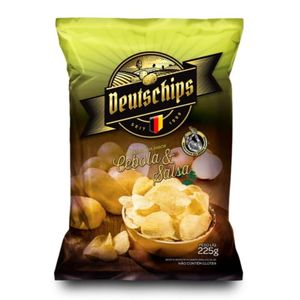 Salgadinho Deutschips Ondulado Cebola E Salsa 225 g