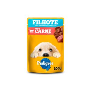 Sachê Pedigree 100g Filhote Carne