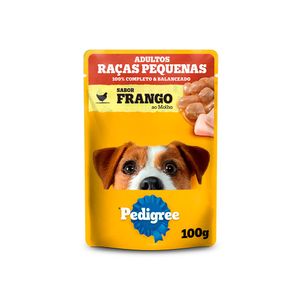 Sachê Pedigree 100g Raças Pequenas Adulto Frango