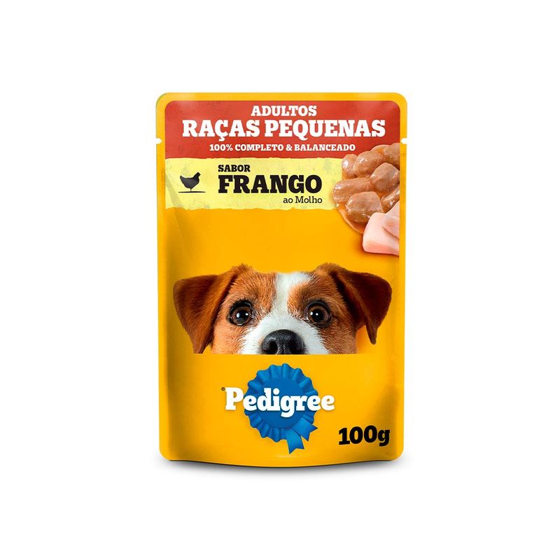 sache-pedigree-racoes-pequenas-adulto-sabor-frango-100g-10019408