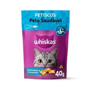 Petisco Whiskas 40g Temptations Pelo Saudável