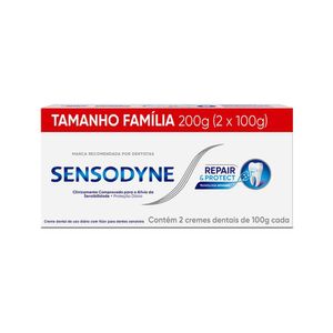 Creme Dental Sensodyne 100g 2 Unidades Repair e Protect