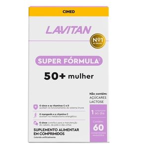 Lavitan 50+ Mulher Super Fórmula 60 Comprimidos Cimed