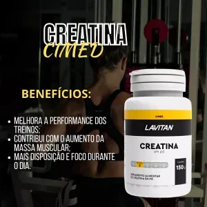 Lavitan Creatina Pó 150g Cimed