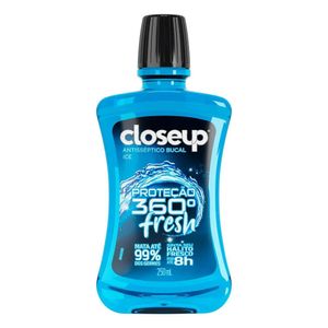 Enxaguante Bucal Close Up 250ml Ice Fresh 360°