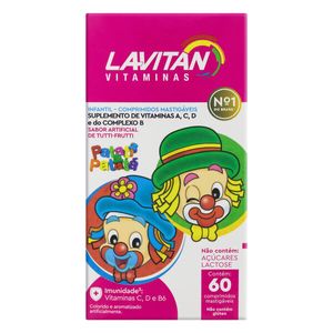 Lavitan Kids 60 Comprimidos Mastigáveis Tutti Frutti Cimed