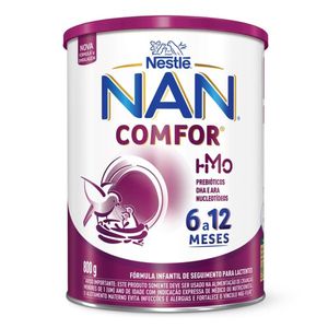 Fórmula Infantil NAN Comfor HMO Nestlé 6 a 12 Meses 800g