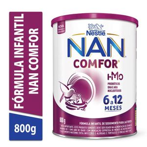 Fórmula Infantil NAN Comfor HMO Nestlé 6 a 12 Meses 800g