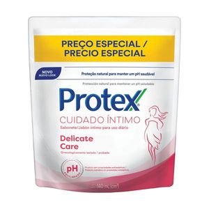 Sabonete Líquido Protex Cuidado Íntimo Delicate Care 140ml Refil