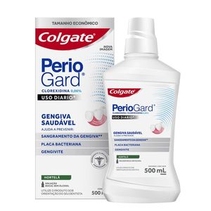 Enxaguante Bucal Colgate PerioGard Uso Diário Sem Álcool 500ml